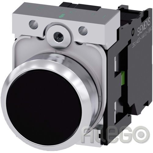 Bild: Siemens IS Drucktaster Druckknopf, 1S 3SU1150-0AB10-1BA0