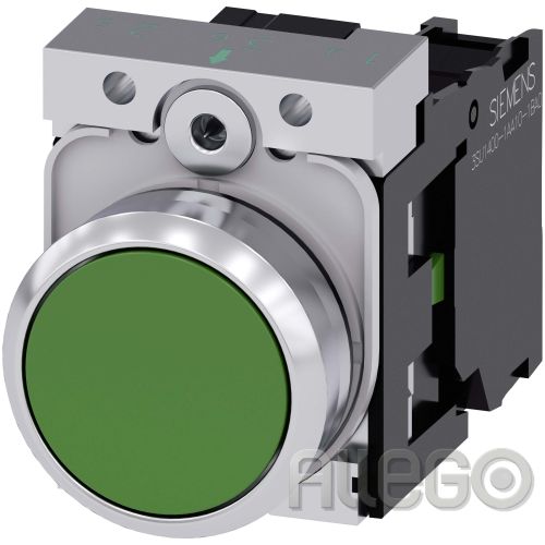 Bild: Siemens IS Drucktaster Druckknopf, 1S 3SU1150-0AB40-1BA0