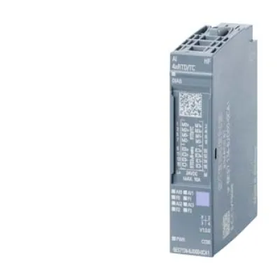 Siemens | Eingangsmodul | 6ES7134-6JD00-0CA1 | ET 200SP | AI 4x RTD/TC | High Feature | 16 Bit | 2/3/4-Leiter | DC 24V