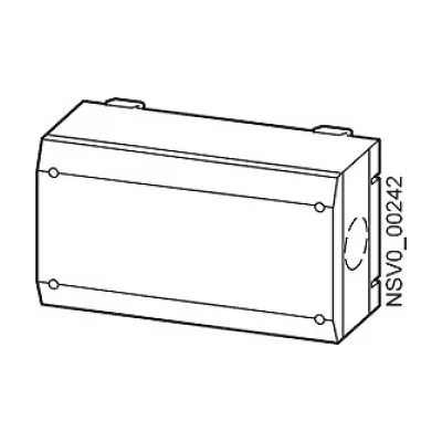 Siemens Einspeisekasten BD01-E BVP:034259 | 100A 5-polig | Schienenverteiler | 400V AC | IP54 | grau | 260x150x104mm