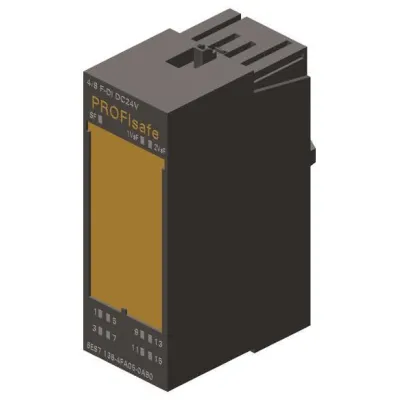 Siemens Elektronikmodul 6ES7138-4FA05-0AB0 | SIMATIC ET 200S | 4/8 digitale Eingänge | ProfiSafe | DC 24V | IP20 | 30mm