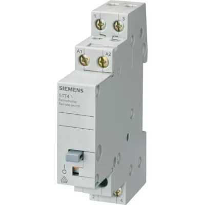 Siemens Fernschalter 5TT4102-0 | Stromstoßschalter 2 Schließer | 16A | AC 230-400V | 1TE | DIN-Schiene | Schwarz