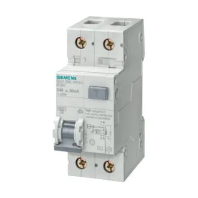 Siemens FI/LS-Schalter 5SU1356-7KK06 | Typ A | 30mA | 1P+N | C6 | 6kA | 230V | VDE | 2TE | Einbautiefe 70mm | IP20