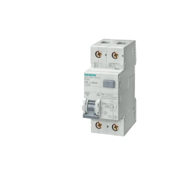 Siemens FI/LS-Schalter 5SU1356-7KK06 | Typ A | 30mA | 1P+N | C6 | 6kA | 230V | VDE | 2TE | Einbautiefe 70mm | IP20