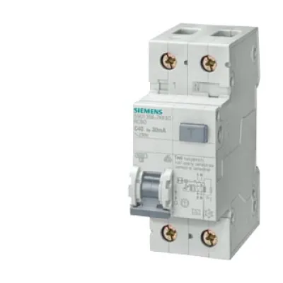 Siemens FI/LS-Schalter 5SU1356-6KK16 | RCBO Typ A | B16A | 1+N-polig | 30mA | 6kA | 230V | 2TE | IP20