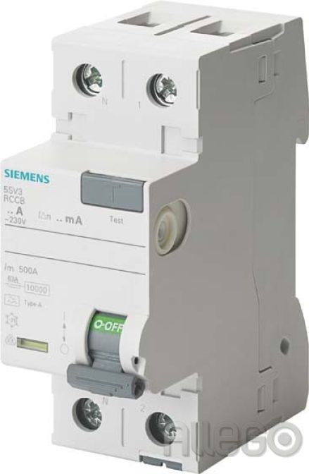 Siemens IS FI-Schutzschalter 40A 1+N 30mA 230V 5SV3314-6KL