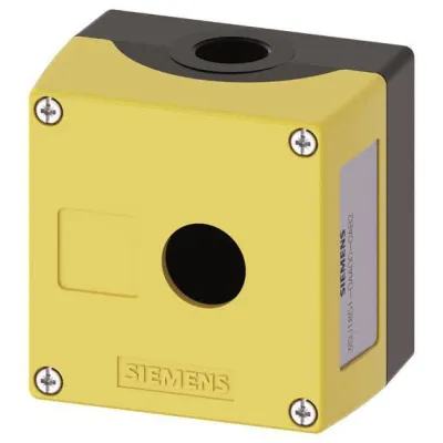 Siemens SIRIUS ACT Aufbaugehäuse | 3SU1851-0AA00-0AB2 | 22mm | Metall | 1-fach | gelb | IP68