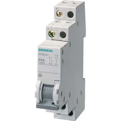 Siemens Gruppenschalter 5TE8142 | 20A | 2 Gruppen | REG Hutschienenmontage | 400V AC | 1 TE | Industriequalität
