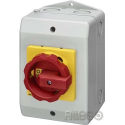 Siemens IS Haupt-/Not-Aus-Schalter 1S+1Ö 1N 3p 3LD2264-1GP53
