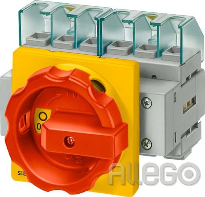Siemens IS Haupt-/Not-Aus-Schalter 3p. 63A 22k 3LD2504-1TP53