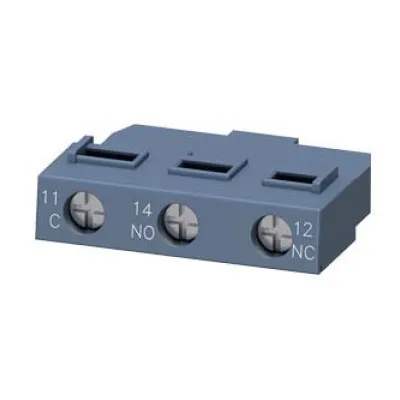 Siemens Hilfsschalterblock 3RV2901-1D | 1 Wechsler | 3A AC-15 230V | Schraubanschluss | für S00/S0 Leistungsschalter