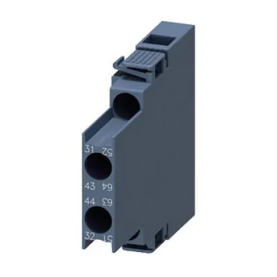 Siemens Hilfsschalterblock seitlich 3RH2921-1DA11 | 1 Schließer + 1 Öffner | Schraubanschluss | für Schütze S0/S00 | ABS