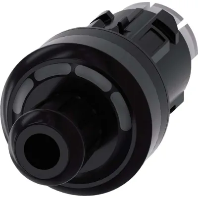 Siemens ID-Schlüsselschalter 3SU1000-4WS10-0AA0 | 4 Schaltstellungen | RFID | rund 22mm | IP68 | Kunststoff schwarz