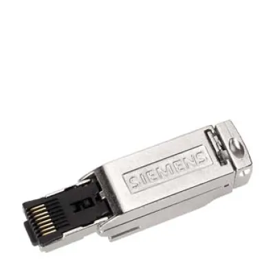 Siemens RJ45 Steckverbinder | Cat5 | 6GK1901-1BB11-2AA0 | Metall geschirmt | 180° Kabelabgang | AWG24