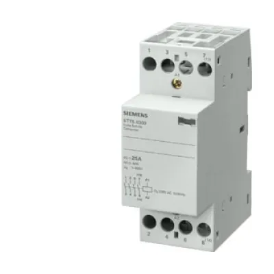 Siemens Installationsschütz 5TT5820-0 | 25A | 4 Schließer | 230V/AC, 400V/AC | IP20 | werkzeuglose Montage