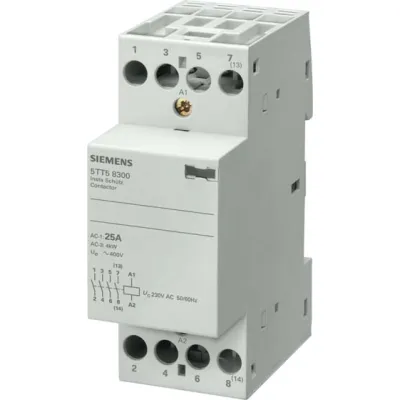 Siemens Installationsschütz 5TT5820-0 | 25A | 4 Schließer | 230V/AC, 400V/AC | IP20 | werkzeuglose Montage
