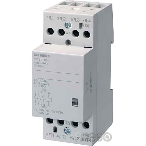 Bild: Siemens IS Insta-Schütz 4S 230VAC 25A 220VDC 5TT5030-0