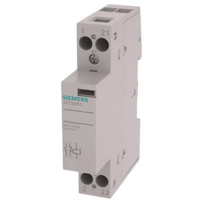 Siemens Installationsschütz 5TT5801-0 | 20A | 230V AC | 1 Schließer, 1 Öffner | IP20 | Hutschiene | 64mm Einbautiefe