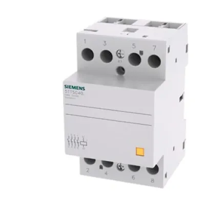 Siemens Installationsschütz 5TT5840-0 | 4 Schließer | 40A | AC 230V/400V | IP20 | werkzeuglose Montage | plombierbar
