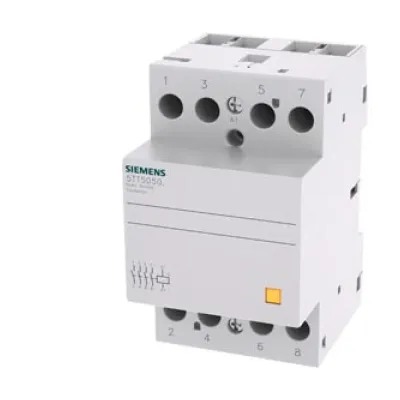 Siemens Installationsschütz 5TT5850-0 | 63A | 4 Schließer | AC 230V/400V | Industrie | IP20 | ohne Handschaltung | bunt