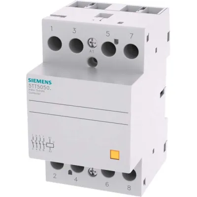 Siemens Installationsschütz 5TT5850-0 | 63A | 4 Schließer | AC 230V/400V | Industrie | IP20 | ohne Handschaltung | bunt