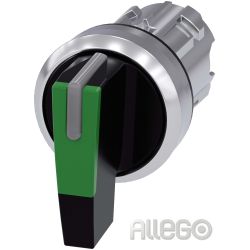 Siemens IS Knebelschalter 22mm, rund, grü 3SU1052-2CM40-0AA0