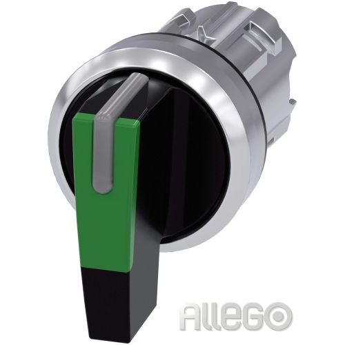 Bild: Siemens IS Knebelschalter 22mm, rund, grü 3SU1052-2CM40-0AA0