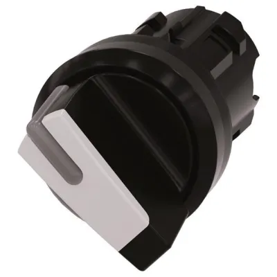 Siemens Knebelschalter 3SU1002-2BC60-0AA0 | beleuchtbar | 2 Schaltstellungen | Tastend | 22mm | Kunststoff | weiß | IP68