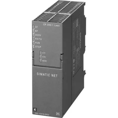Siemens CP 343-1 Lean 6GK7343-1CX10-0XE0 | SIMATIC S7-300 | Industrial Ethernet | PROFINET IO | 2x RJ45