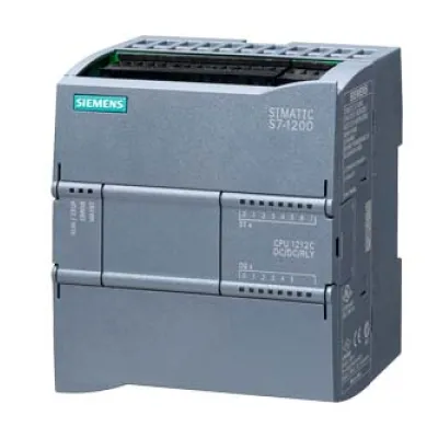 Siemens S7-1200 CPU 1212C 6ES7212-1HE40-0XB0 | Kompakt-CPU DC/DC/Relais | 8DI | 6DO Relais | 2AI | PROFINET