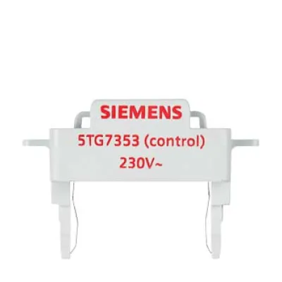 Siemens LED-Leuchteinsatz 5TG7353 für Schalter und Taster | Kontroll-Funktion | 230V 50Hz | Stecksockel | rot