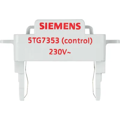Siemens LED-Leuchteinsatz 5TG7353 für Schalter und Taster | Kontroll-Funktion | 230V 50Hz | Stecksockel | rot