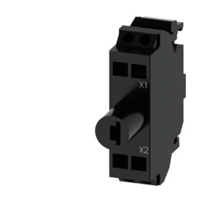 Siemens LED-Modul 3SU1401-2BB60-3AA0 | SIRIUS ACT | 24V AC/DC | weiß | Federzuganschluss | Bodenbefestigung