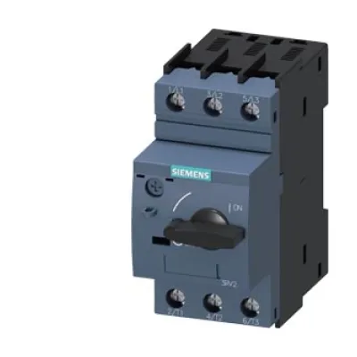 SIEMENS Motorschutzschalter 3RV2021-1BA10 | 3-polig | 1,4-2A | 2A Iu | 690V | Schraubanschluss | S0 | Class 10 | IP20