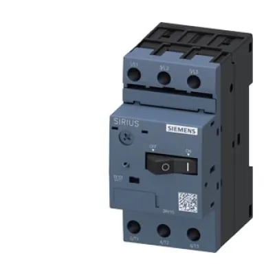 Siemens Motorschutzschalter 3RV1011-1GA10 | 3-polig | 4,5–6,3A | S00 | 690V | Schraubanschluss | IP20