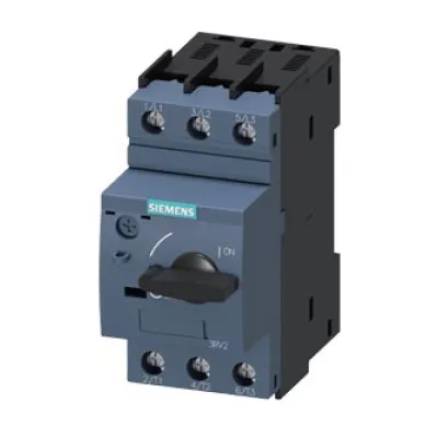 Siemens Motorschutzschalter 3RV2021-1HA10 | 3-polig | 5,5-8A | 8A Iu | 690V | Schraubanschluss | S0 | Einbaugerät | IP20