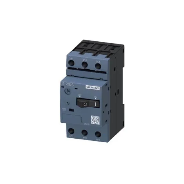 Siemens Motorschutzschalter 3RV1011-1JA10 | 3-polig | 7-10A | 690V | S00 | Schraubanschluss | thermomagnetisch | IP20