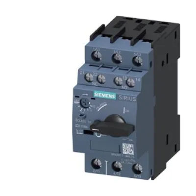 Siemens Motorschutzschalter 3RV2011-4AA15 | 3-polig | 11-16A | 690V | Schraubanschluss | mit Hilfsschalter