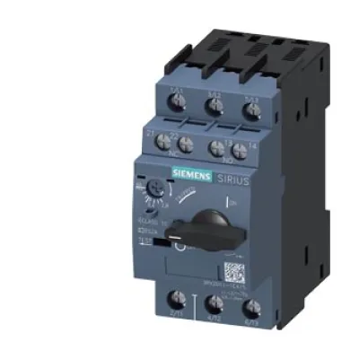 Siemens Motorschutzschalter 3RV2011-1EA15 | 3-polig | 2,8-4A | 690V | Schraubanschluss | IP20 | Class 10