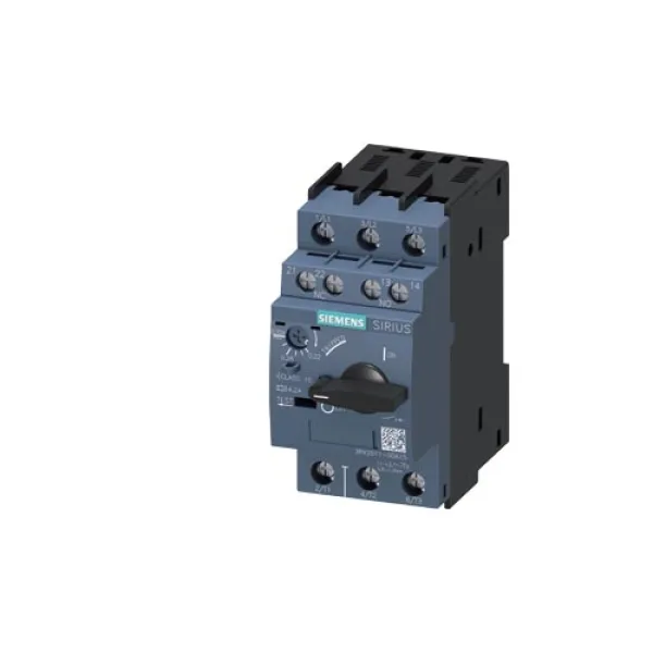 Siemens Motorschutzschalter 3RV2011-0DA15 | 3-polig | 0,22-0,32A | 690V | Schraubanschluss | Class 10 | S00 | IP20