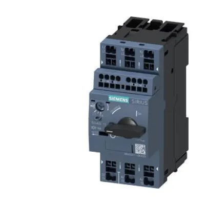SIEMENS Motorschutzschalter 3RV2011-0KA25 | 3-polig | 0,9-1,25A | 690V | Federzuganschluss | S00 | IP20