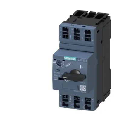Siemens Motorschutzschalter 3RV2011-1AA20 | 3-polig | 1,1-1,6A | 690V | S00 | Federzuganschluss | Class 10 | IP20