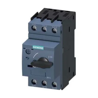 Siemens Leistungsschalter 3RV2411-0JA10 | Trafoschutz S00 | 3-polig | 0,7-1A | 100kA | Schraubanschluss | IP20