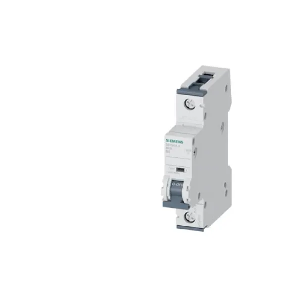 Siemens Leitungsschutzschalter 5SY5104-6 | 1-polig | B-Charakteristik | 4A | 10kA | 230/400V AC | 1TE | Schwarz