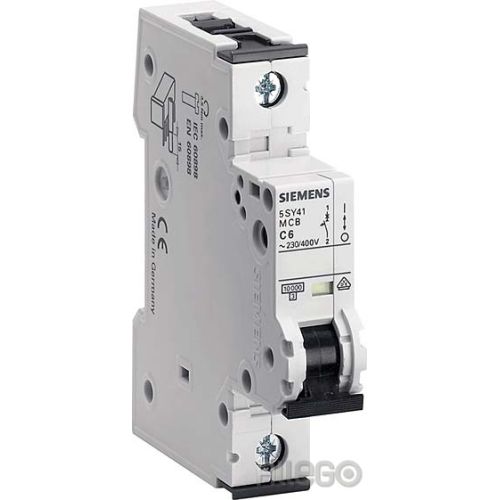 Bild: Siemens IS Leitungsschutzschalter 1p,D,6A,10kA,T=7 5SY4106-8