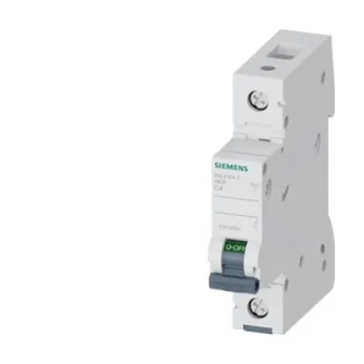 Siemens Leitungsschutzschalter 5SL4104-7 | C-Charakteristik | 1-polig | 4A | 400V | 10kA | 1TE | AC/DC