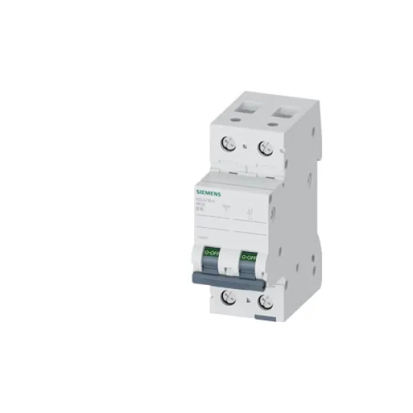 Siemens Leitungsschutzschalter 5SL4216-6 | 2-polig B 16A | 400V | 10kA | 2TE | Standardanwendung | AC/DC
