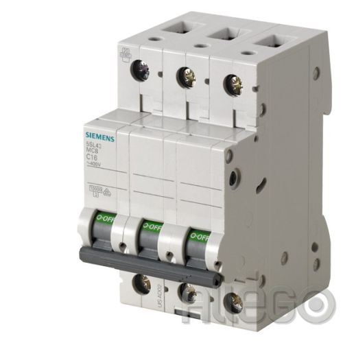 Bild: Siemens IS Leitungsschutzschalter 400V,10KA,3p.,B, 5SL4332-6