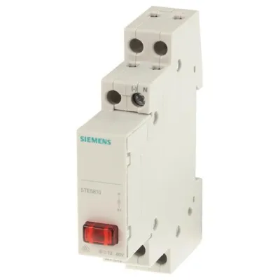 Siemens Leuchtmelder 5TE5800 | 1 Lampe | 230V AC | Hutschiene | LED | Signalgeber | rot
