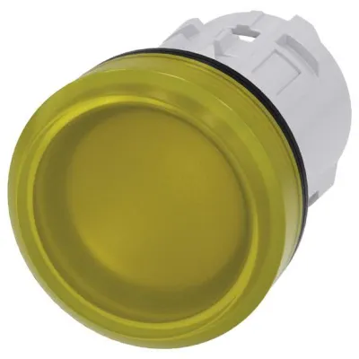 Siemens Leuchtmelder 3SU1001-6AA30-0AA0 | 22mm rund | LED | Kunststoff | Linse hoch | IP68 | gelb